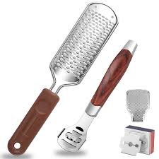 Râpe Professionnelle Inoxydable pour Pédicure - Enlever Callosités Efficacement