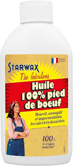 Huile de Pied de Boeuf 250ml STARWAX - L'Essentiel pour Vos Cuirs