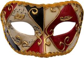 Masque Colombina Vénitien pour le Carnaval de LannaKind