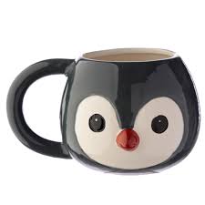 Tasse Moulé Cute Penguin - Un compagnon de café adorable