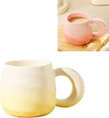 Mug Original Xfeyaqlo Cappuccino Dégradées en Céramique