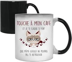 Mug Magique Drôle pour Collègues - Cadeau Parfait