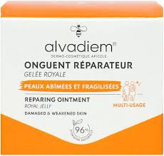 Alvadiem Onguent Réparateur - Soin Réparateur pour Peaux Abîmées