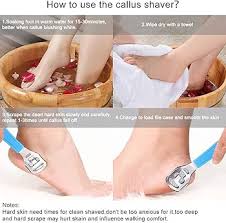 Econtal Râpeuse Scalpel Pédicure pour des Pieds Parfaits