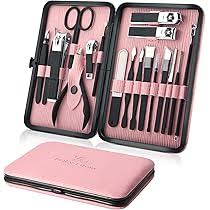 Kit de Manucure et Pédicure Professionnel Inoxydable pour Femme