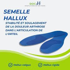 Semelles Orthopédiques Hallux Valgus DOC H - Confort et Soulagement