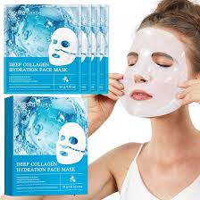 Masque Collagène Bio Hydratant Rajeunissant - Éclat Instantané