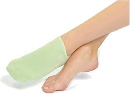 Chaussettes Hydratantes Réutilisables à la Vitamine Lavande