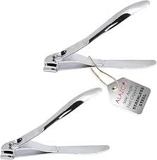 Coupe Ongles Acier Inoxydable Angles Latéraux - Précision et Confort