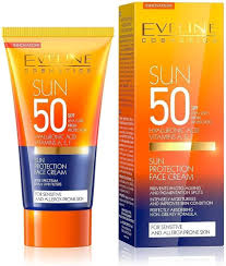 Crème de Protection Solaire Eveline Solarium Visage SPF 50 - 50 Ml