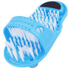 FANDE Nettoyage Nettoyant Pantoufles Antidérapantes - Brosse Pieds Pratique