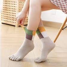 Chaussettes Orteils Séparés Multicolores pour Femme - Confort et Style