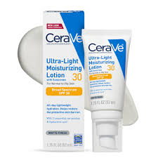 CeraVe Ultra Light Lotion Moisturizer Sunscreen - Protection et Hydratation