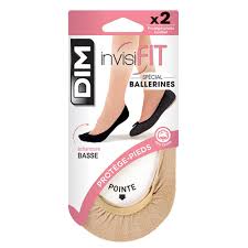 Dim Spécial Ballerines Protège Bas Socquettes - Confort et Protection pour Vos Pieds