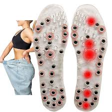 Semelles Amincissantes Magnétiques Dacupression pour Femme - Perte de Poids Efficace