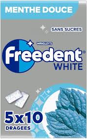 FREEDENT WHITE Chewing Gum - Un Sourire Éclatant à Portée de Main