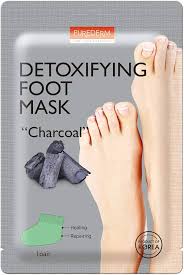 Masque de Pieds Détoxifiant CHARCOAL PUREDERM