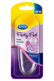 Scholl Party Feet - Protège Talons Invisibles contre les Frottements et Glissements