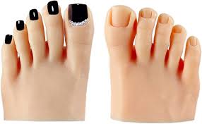 Silicone Affichage Dentraînement Demi Pied Pédicure - Confort et Précision