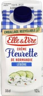 Crème Fraîche ELLE VIRE : L'Incontournable de Votre Cuisine