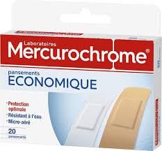 Pansements Adhésifs Mercurochrome - Protection et Confort