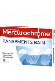 Pansements Aqua Résistant Mercurochrome - Protection et Confort