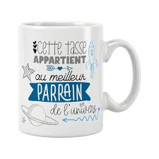 Mug Parrain : La tasse parfaite pour une célébration inoubliable !