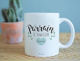 Tasse Parrain Forever Imprimé Manahia - Un Cadeau Inoubliable