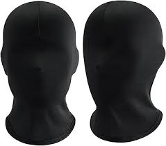 Masque Noir Unisexe Spirepreping Sunproof Halloween Élastique