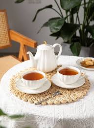 Tasse à thé Amazingware en porcelaine blanche