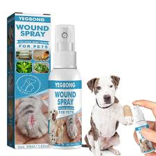 Pomrone Spray Antiseptique pour Chiens et Chats - Protection Efficace