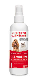 Clément Thékan Désinfectant Animaux Clémiderm - Antiseptique Chien