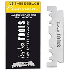 Couteau de Barbier Sécurité Coupe Choux Interchangeable - Lame Barber de Précision