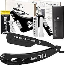 Kit de Rasage Interchangeable avec Rangement Pratique