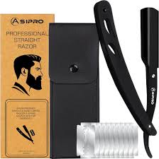 ASIPRO Professionnel Protection Barbier Traditionnel - Lame Barber de Qualité