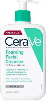 Moussant Nettoyant Quotidien pour Peau Normale à Grasse - CeraVe
