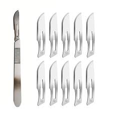 Lames Scalpel Avec Manche Professionnel - Précision et Confort