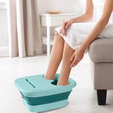 Baignoire Pliable pour Bain de Pieds Relaxant