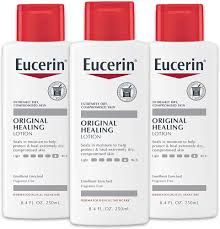 Crème Hydratante Eucerin Original - 8 Flacons de 4 Oz