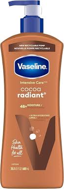 Lotion Intensive Vaseline Cocoa Radiant pour une Peau Éclatante