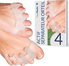 YOGAMEDIC® Séparateur Chevauchant Silicone Améliorée - Confort Optimal pour Vos Orteils