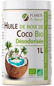 Huile de Coco Bio Désodorisée 1L - Pureté et Bienfaits