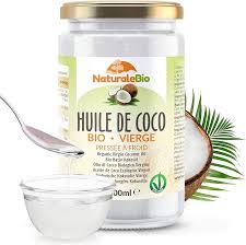 Huile de Coco Organique Naturel Raffinée D'origine NaturelleBio