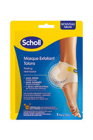 Scholl Masque Pieds Exfoliant Talon - Soin Intensif pour des Pieds Doux