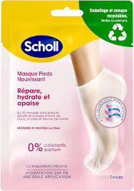 Masque Pieds Hydratant Huile Scholl - Soin Intensif pour des Pieds Doux