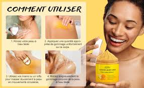 Gommage Corporel Exfoliant - Nettoyage en Profondeur et Éclaircissant