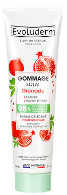 Evoluderm Gommage Grenade - Exfoliation Douce pour une Peau Radieuse