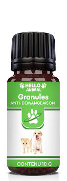 HelloAnimal Anti Démangeaisons Granulés - Soulagement des Irritations pour Chiens