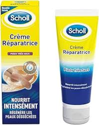 Crème Réparatrice Pieds Très Scholl - Soin Intense pour Pieds Secs et Abîmés