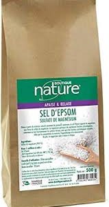 Sel d'Epsom Sulfate Magnésium - 500g pour un bien-être optimal